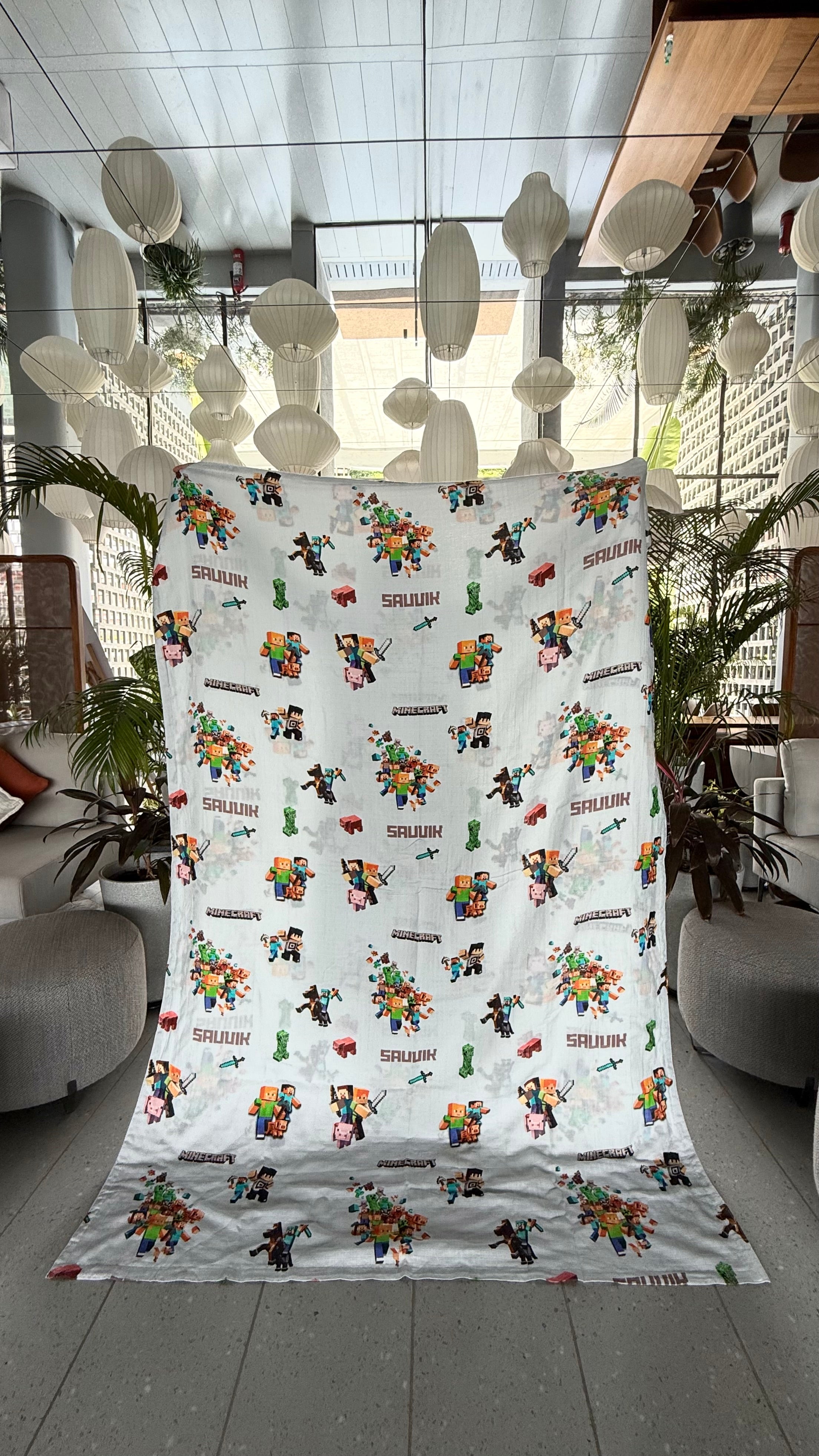 Minecraft Customised Blanket